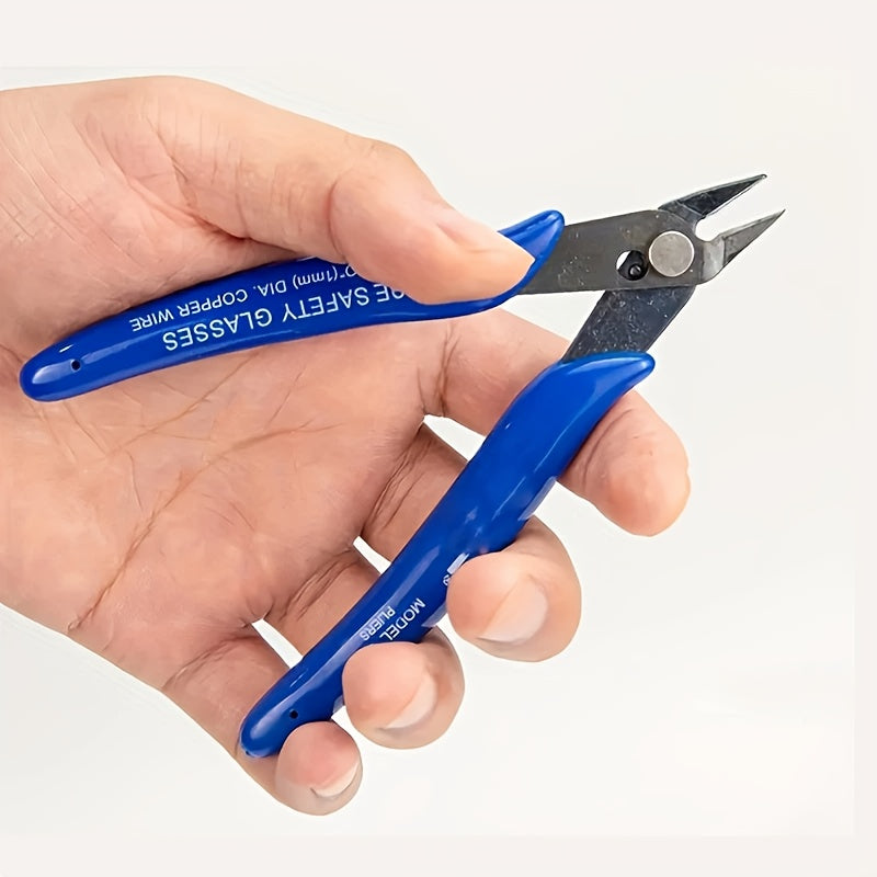 Chrome Vanadium Steel Electronics Cutting Pliers - Precision Wire & Jewelry Tool For PCB Repair/Diy